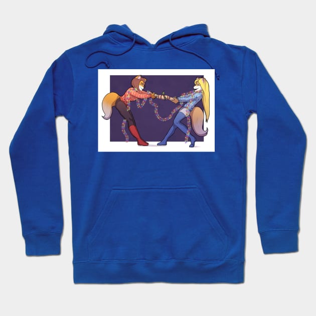 Reynard City Christmas 2021 (Art by Susie Gander) Hoodie by Reynard City